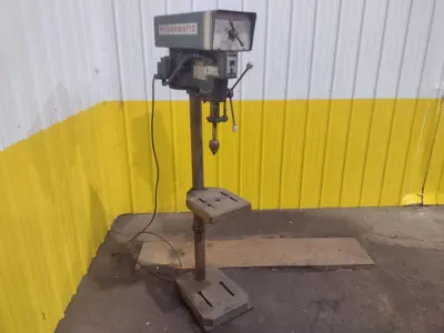 15" POWERMATIC MODEL #1150 SINGLE SPINDLE POWER DRILL PRESS: YOBRO #24294