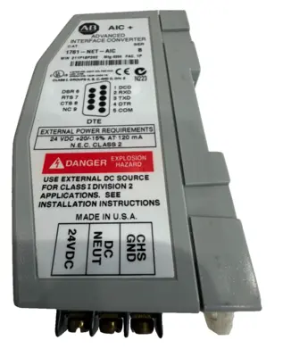 ALLEN BRADLEY 1761-NET-AIC INTERFACE CONVERTER 1761NETAIC NEW, SURPLUS