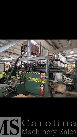 Used MEREEN JOHNSON 424DC/SR4 GANG RIP SAW WITH AUTOMATED INFEED Rip Saws New York US | CAROLINA MACHINERY SALES #420999