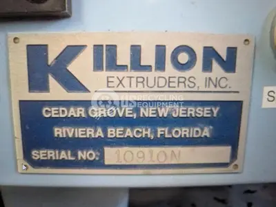 USED KILLON DAVIS 2-1/2" HOT MELT RUBBER EXTRUDER