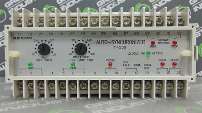 Selco T4500-10 Auto-Synchronizer Relay Module Used