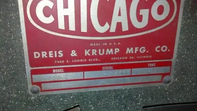 1963 DREIS & KRUMP MANUFACTURING COMP 810-C Brake Presses | MD Equipment Services LLC (16)