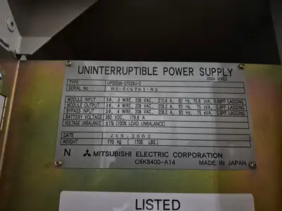 USED MITSUBISHI ELECTRIC CORPORATION UP2033A-D753SU-2