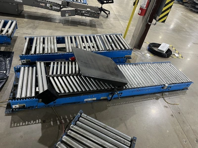 Accuglide/Buschman Roller Conveyer set, Width: 22", Length: 136'