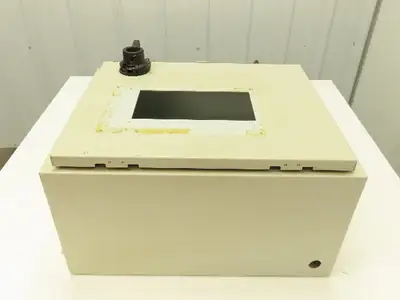 SCE 72-2349-10 Electrical Enclosure 20x16x10" Disconnect Hinged Door Backplate