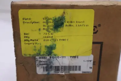 Dodge B1U-C-111/ 069061 Tapered Roller Insert Bearing - STOCK CC96