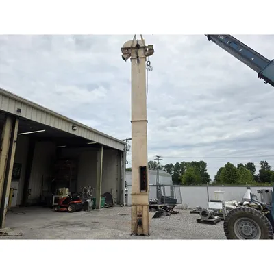 Used Mild Steel Bucket Elevator 25' Discharge Ht. 5" X 4"