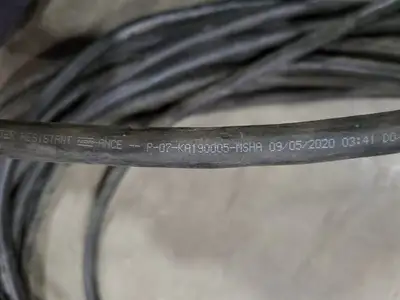 SOOW Power Cord 14 AWG 3 Conductor 600V w/ Plug 15A 125V