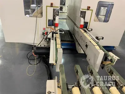 Used 2019 E-CHAIN ECT-48S ANGULAR DOUBLE END-TENONER LINE Woodworking Tenoners Ontario CA | Taurus Craco Machinery Inc #1314188