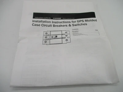 Eaton GPS3030 New, open box GPS Circuit Breaker (30 amps, 3-pole)
