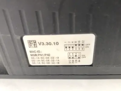 USED EUCHNER MULTIFUNCTIONAL GATE BOX 121855 MISSING THREADED PLUG