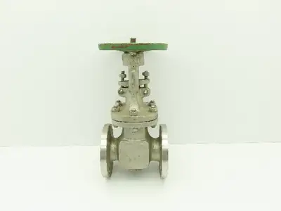 Newco 11F-C8M4-2 Manual  2" Flanged Stainless Gate Valve 150# Raised Face 4-Bolt