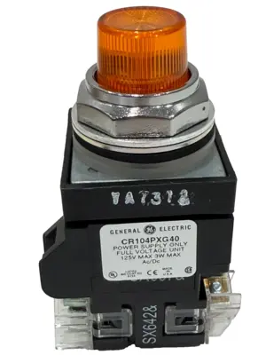 NEW GENERAL ELECTRIC CR104PBL11M1L2 PUSHBUTTON 120V CR104PXG40