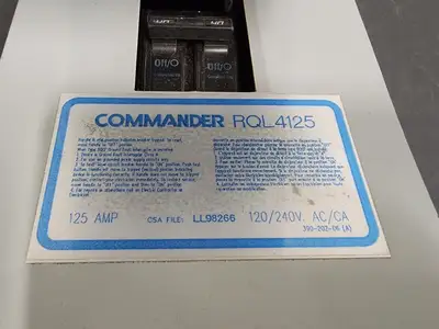 Used COMMANDER RQL4125 Switchgears British Columbia CA | Lenmark #243105