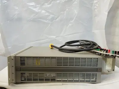 HEWLETT PACKARD 66000A MAIN FRAME WITH HP66105A, HP66101A, 2) HP66104A, 4) 16A