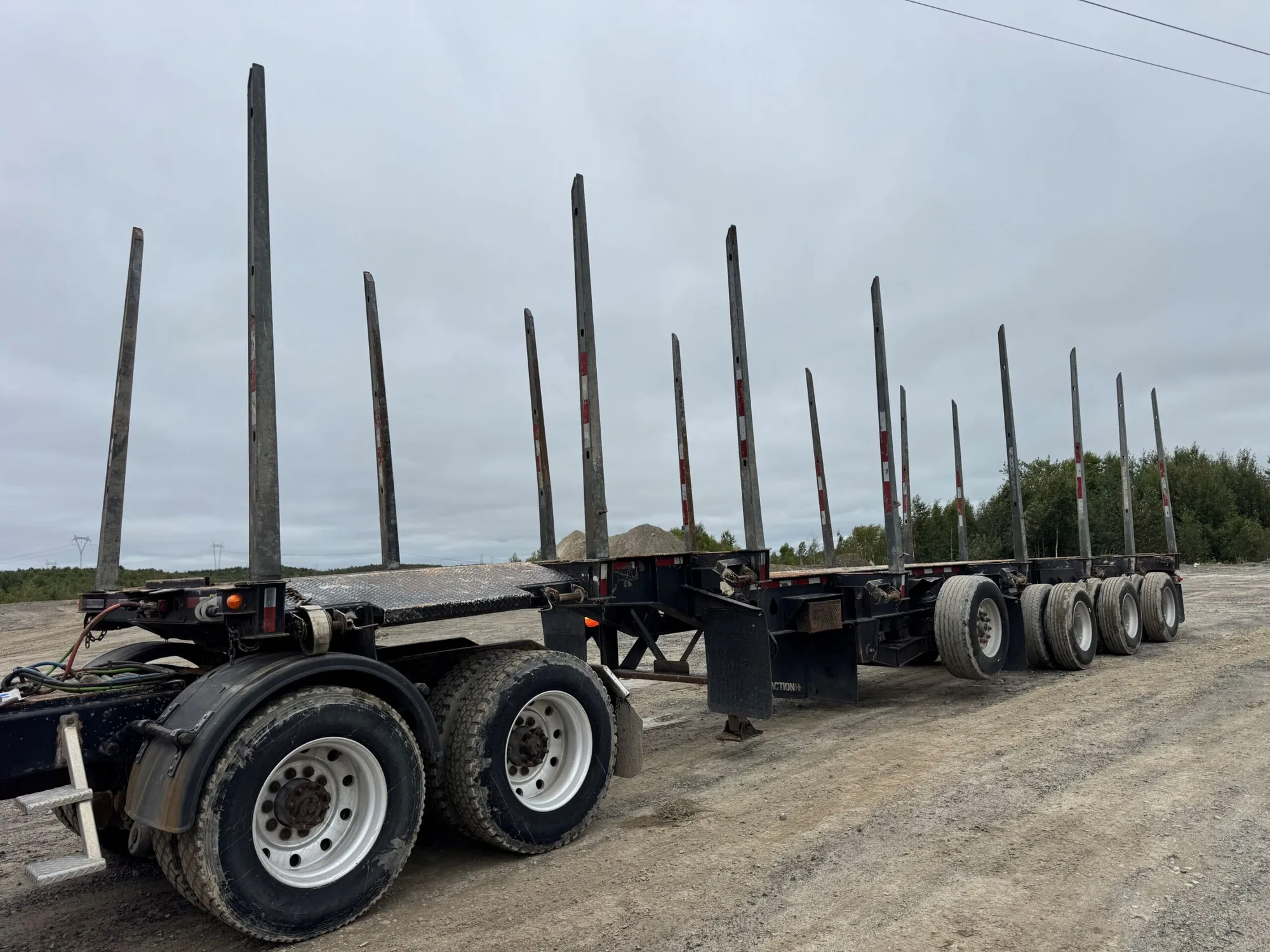 Used 2014 MANAC 48′ 4 AXLE Forestry Trailers Ontario CA | Driven Equipment Solutions #1423118