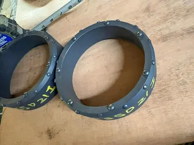 New | in-Stock AFTERMARKET 5" DUAL ROTARY SHOE - 7 DOMED BUTTONS ON FACE, 21 BUTTONS ON SHOULDER -THIN WALL Drilling Attachments Pennsylvania US | East West Machinery & Drilling #1418133