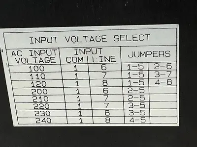 USED ELPAC POWER SYSTEM BFS 500-24U