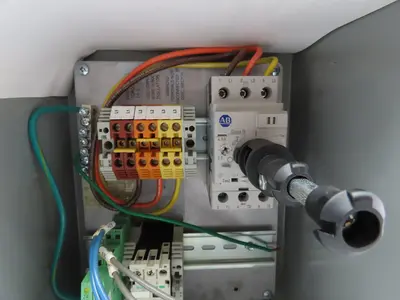 Dematic Manual Motor Circuit Breaker Contactor Disconnect Box 480V 140M-C2E-B40