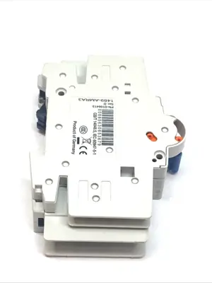 USED ALLEN-BRADLEY 2A MINI BREAKER W/ 1489‑AMRA3 AUXILIARY CONTACT