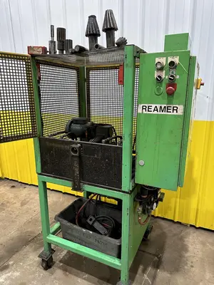2.5" JR AUTOMATION TUBE DEBURRING & ID CHAMFERING MACHINE: STOCK #19033