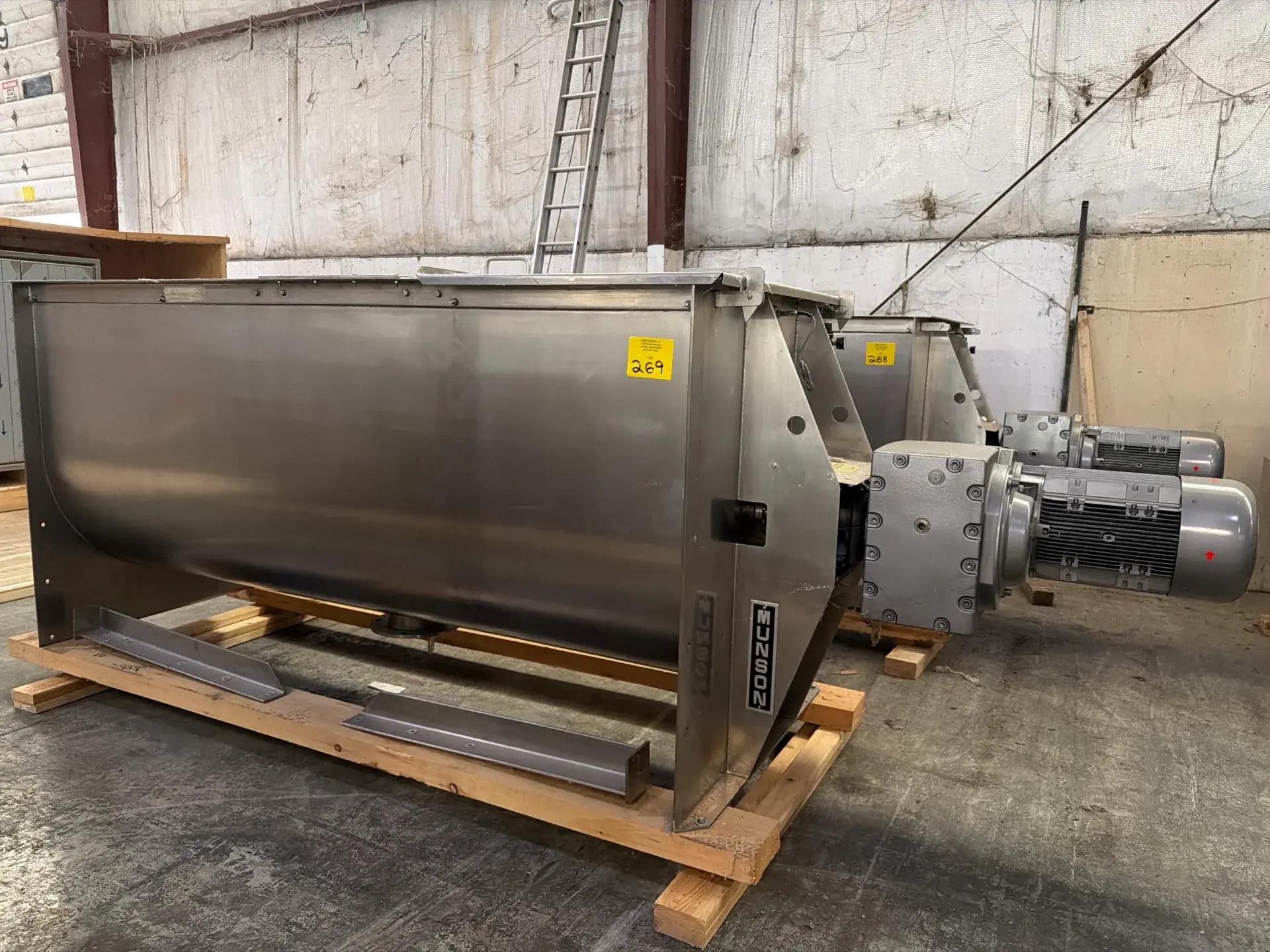 New | in-Stock 2022 MUNSON HD31/2-9SS Ribbon Blenders Illinois US | M&M Equipment Corp. #1388570