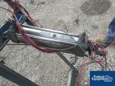 Unknown 15" x 148" Chain Belt / Cleated Belt Combination Conveyor