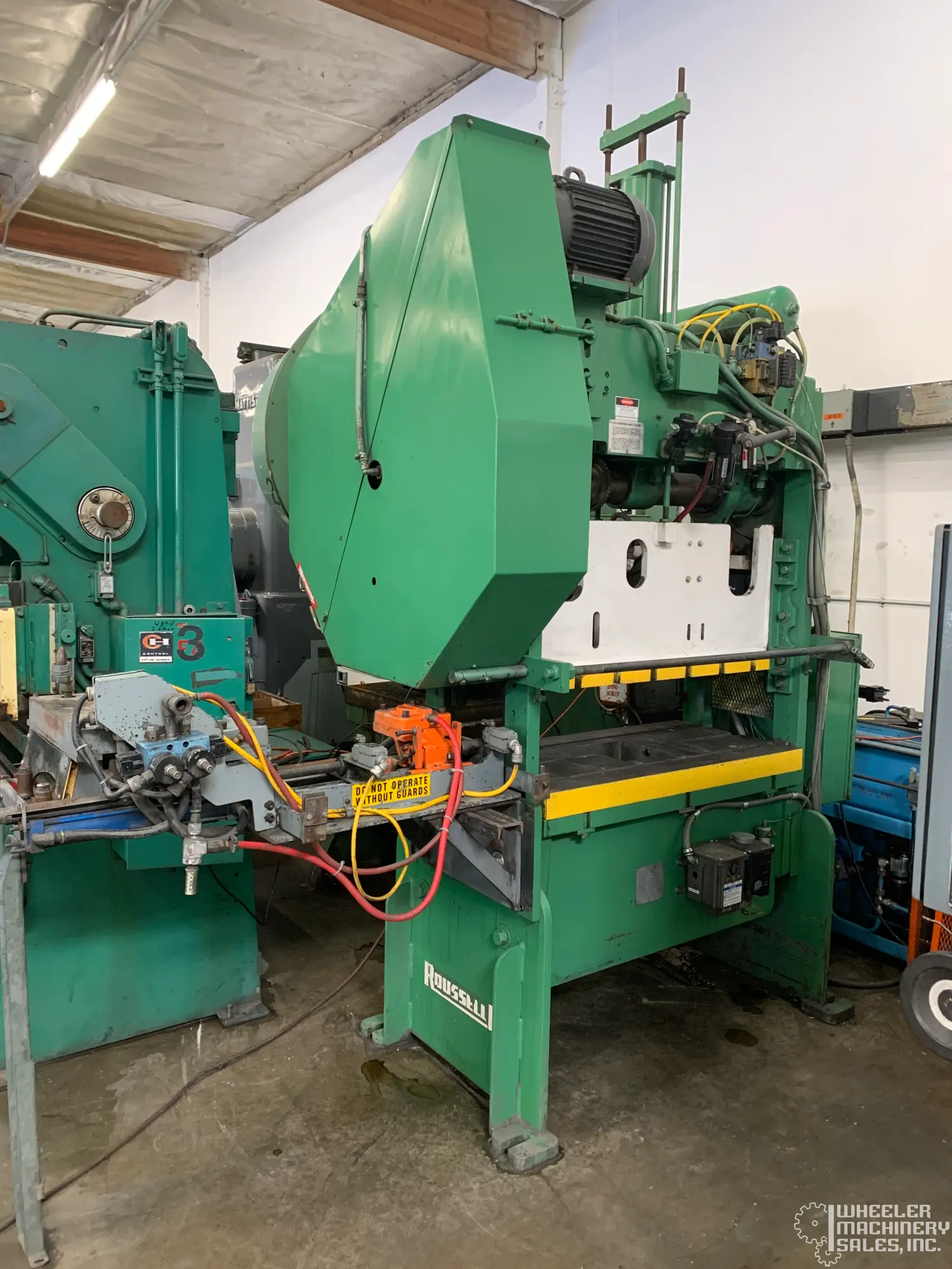 Rousselle 6SS44 Straight Side Double Crank Press 60 Ton #5172 #1