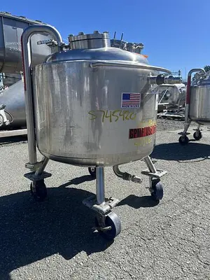 Reactor, 40 Gallon (150 Liters), 316L Stainless Steel, Jacketed, 45 PSI Internal #S745420