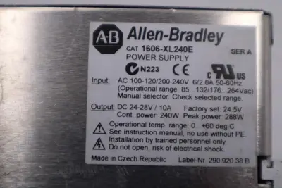 Allen-Bradley 1606-XL240E Ser A 1606-XL Power Supply (60 UNITS AVAILABLE) #H1739
