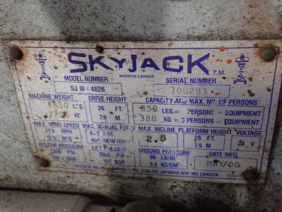 Used 2000 SKY JACK SJIII4626 Scissor Lifters Ohio US | HGR 24 #1261315