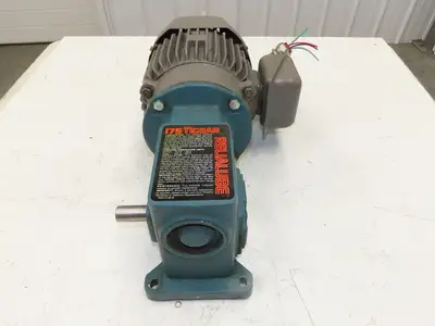 Dodge Tigear M054386003PS 15:1 Gearmotor 115 RPM 1Hp 230/460V 3PH RH 143TC