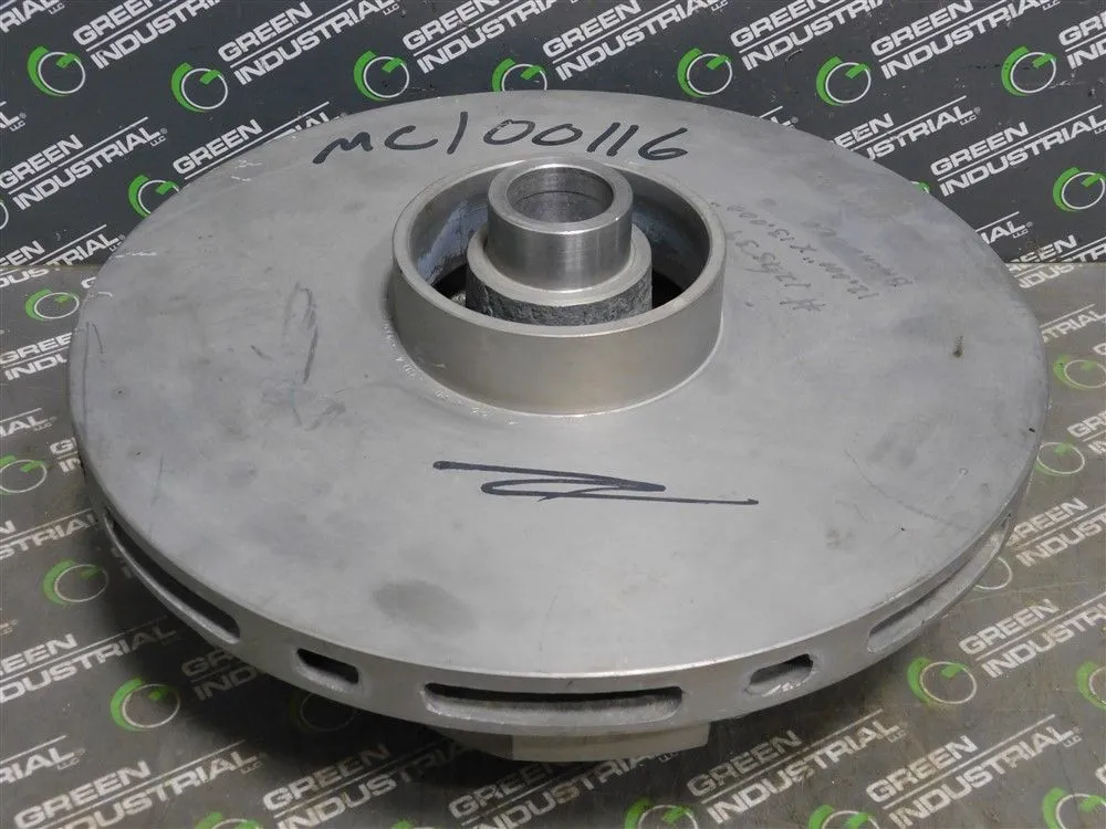 Unbranded 22-72-CD4-200463 Impeller 13" OD 6 Vane 6.25" W USed