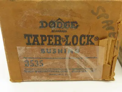 Dodge 3535 3-1/8" Taper Lock Bushing 3-1/8" Bore 3/4" Keyway LOT OF 3