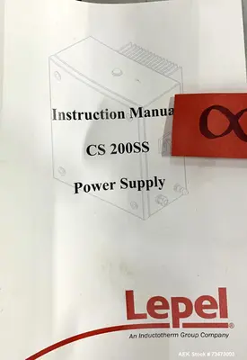USED LEPEL CS 200SS