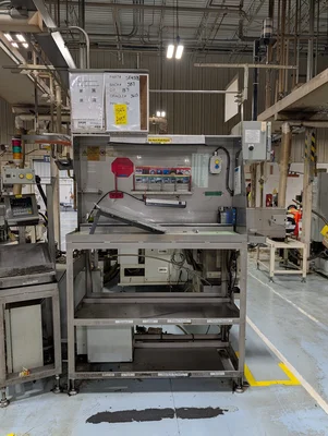 (2) Visual Inspection Tables W/ (2) Touchscreen Modules & (2) Acer Monitors