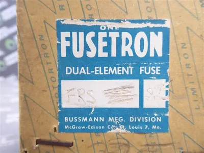 Fusetron FRS225 Time Delay Current Limiting Fuse 225 Amps 600VAC New