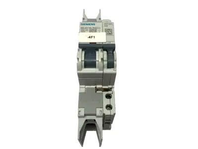 USED SIEMENS CIRCUIT BREAKER 1P 10A W/ 5ST3010 AUXILIARY SWITCH