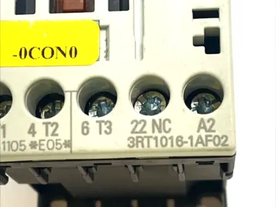 USED SIEMENS SIRIUS S00 3‑POLE 9A CONTACTOR 4KW 400V 110V AC COIL