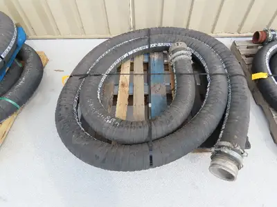 Jason 4470 Dry Bulk Material Suction Hose 5" ID x 25' Gum Rubber 75 PSI