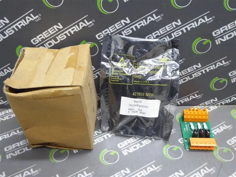 Rosemount Analytical Inc. 3D39520G01 RAIO Control Board Rev. 01 New