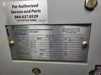 USED GENERAL ELECTRIC VB1 4.16-250-3