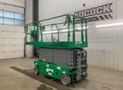Used 2016 GENIE GS-4047 ELECTRIC SCISSOR LIFT Scissor Lifters Alberta CA | Adcock Equipment #1418028