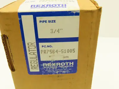 Rexroth PR7564-51005 Pneumatic Air Regulator 3/4"NPT 0-125psi Range