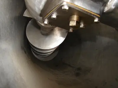 SPC2558  Mixer and Blender 7 cu. ft. capacity Day Mixing conical screw mixer, 14.9 psi jacket, 3 hp, 304 SS