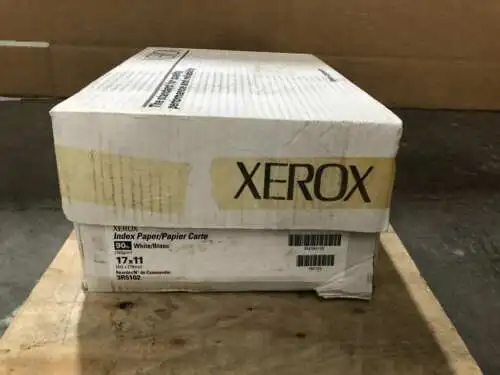 XEROX 3R5102 8.5 x 11 Tabloid Index Paper ; White of 1000