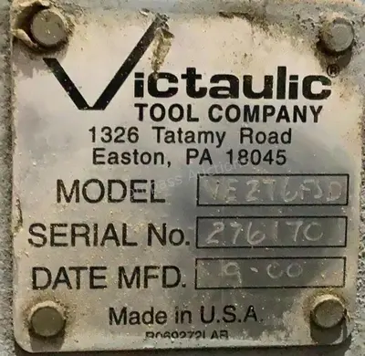 USED VICTAULIC VE276FSD