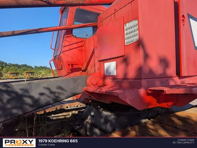 Used 1979 KOEHRING 665 Crawler Cranes Alabama US | Proxy Equipment #1567987