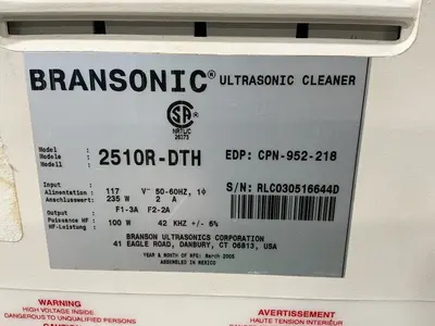 Used 2005 BRANSON 2510RDTH Chemical & Process Equipment Ohio US | HGR 24 #1278952