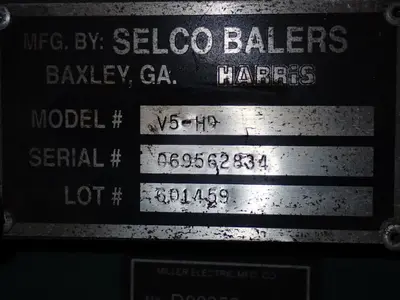 Used SELCO V5HD Balers Ohio US | HGR 24 #1132806